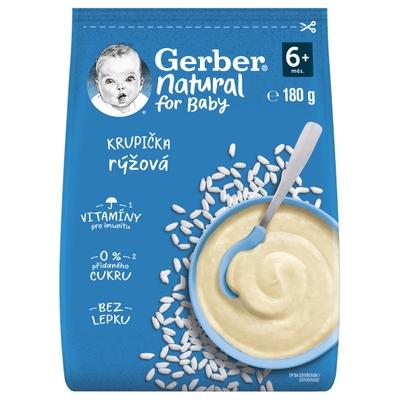 Gerber Natural rýžová krupička