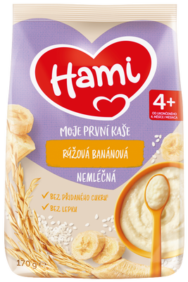 Hami nemléčná kaše rýžová banánová