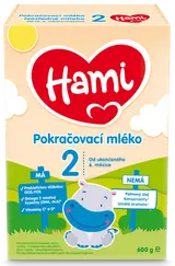 Hami Pokračovací kojenecké mléko 2, 6m+