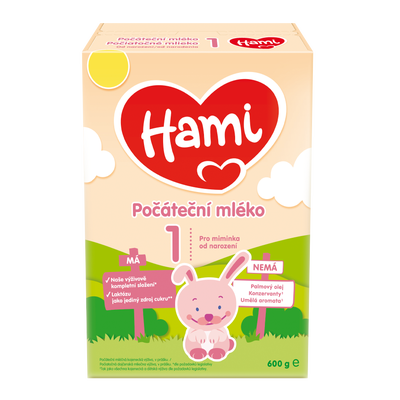 Hami Počáteční kojenecké mléko 1 od narození