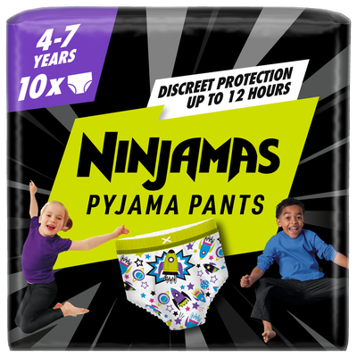 Pampers Ninjamas Pyjama Pants Space vel. 7 (17-30 kg)