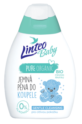 Linteo Baby Pěna do koupele s BIO měsíčkem lékařským