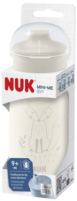 NUK Láhev Mini-Me Sip nerez 300 ml ( 9+ m.) béžová