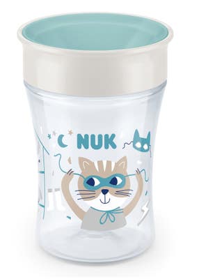 NUK Hrnek Magic Cup s víčkem 230ml, zelený