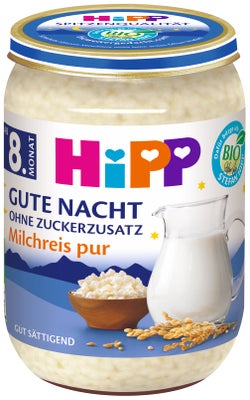 HiPP BIO kaše na dobrou noc mléčná rýžová
