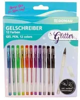 DONAU Gelové rollery třpitivé  12 barev