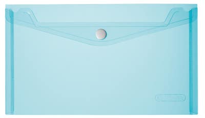 Herlitz Spisové desky s drukem A4, modré průhledné