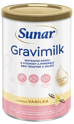 Sunar Gravimilk s příchutí vanilka