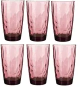 Bormioli Sada sklenic DIAMOND fialová 470ml