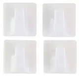 Toro Háček samolepící plastový hranatý, 3x3cm, plast