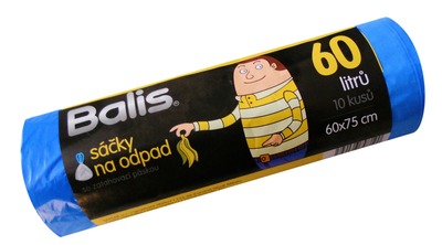 Balis HD Pytle na odpad zatahovací modré 60l