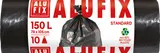 Alufix Pytle na odpadky 150 l, 10 ks, LDPE  černé