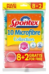 Spontex Utěrka z mikrovlákna 8+2 gratis
