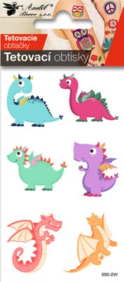 Anděl Přerov Tetovací obtisky - Barevní dinosauři
