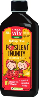 Maxi Vita Herbal Bylinný elixír Posílení imunity pro děti