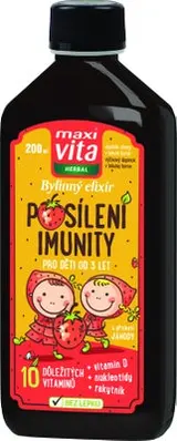 Maxi Vita Herbal Bylinný elixír Posílení imunity pro děti