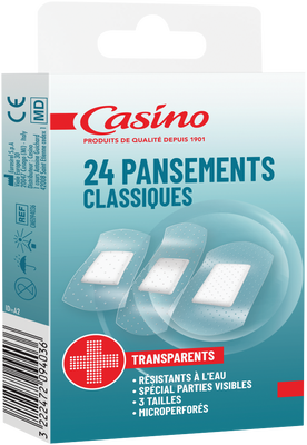 Casino Náplasti voděodolné transparentní