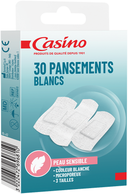 Casino Náplasti mikroporézní bílé