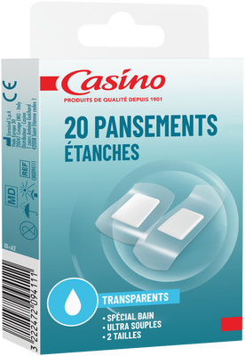 Casino Náplasti voděodolné transparentní