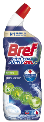 Bref Color Aktiv Gel+ Citrus WC čistič