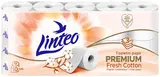Linteo Toaletní papír PREMIUM se svěží vůní bavlny 3vrstvý, 10 rolí
