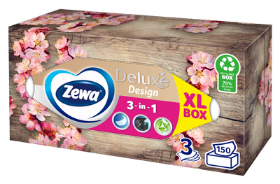 Zewa Deluxe Design kapesníky 3 vrstvé