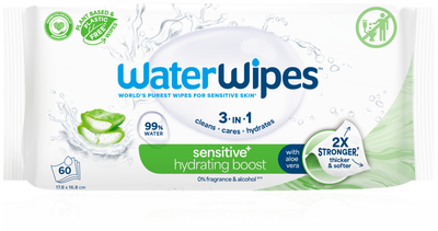 WaterWipes Ubrousky vlhčené Hydrating Clean bez obsahu plastů