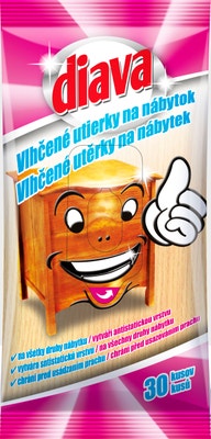 Diava Úklidové ubrousky na nábytek