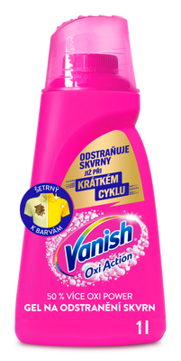 Vanish Oxi Action gel na odstranění skvrn