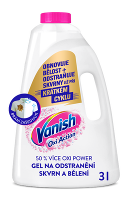 Vanish Oxi Action gel na bělení a odstranění skvrn