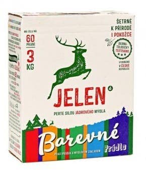 Jelen Prací prášek na barevné prádlo 3kg