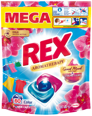 Rex Prací kapsle Aromatherapy Orchid Color, 720 g