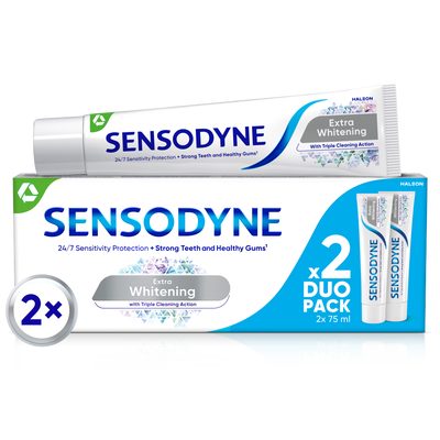 Sensodyne Extra Whitening zubní pasta duopack (2x 75 ml)