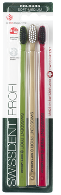Swissdent Profi Zubní kartáčky Colours Soft-Medium