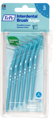 TePe Angle Mezizubní kartáčky 0.6 mm modré