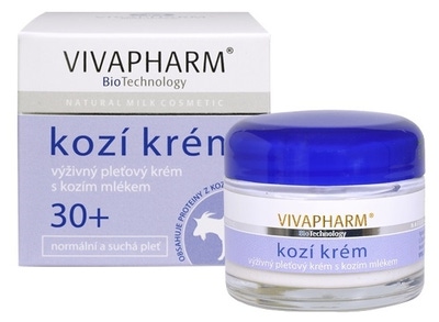 Vivaco Vivapharm Pleťový krém s kozím mlékem
