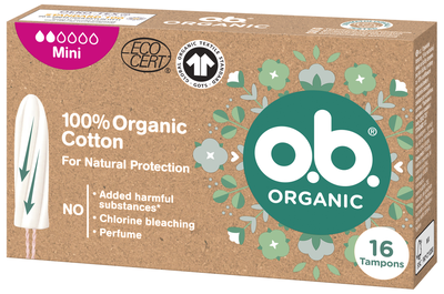 o.b. Tampony Organic Mini