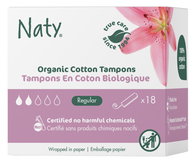 Naty Dámské tampóny Naty (18 ks) - regular