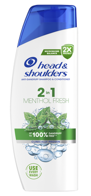 Head & Shoulders šampon 2v1 Anti-Hairfall with Menthol