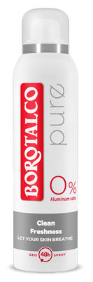 Borotalco Pure deodorant 48h