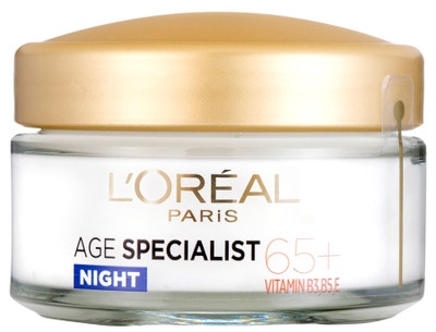 L´Oréal Paris Age Specialist 65+ Noční krém proti vráskám
