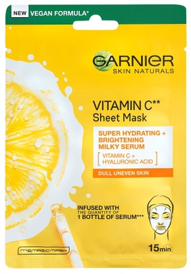 Garnier Skin Naturals Rozjasňující textilní maska s vitamínem C