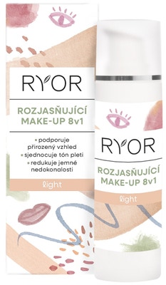 Ryor Rozjasňující make-up 8v1, light