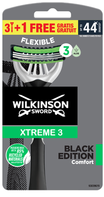 Wilkinson Xtreme 3 Black holítka 3+1 ks pro muže