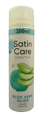 Gillette Satin Care gel na holení Sensitive Aloe Vera Glide