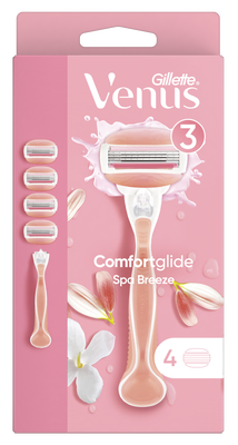 Gillette Venus ComfortGlide Spa Breeze strojek + 4 náhradní hlavice