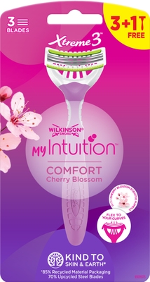 Wilkinson Xtreme 3 My Intuition Cherry Blosson 3+1 ks pro ženy