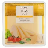 Edam 30% polotvrdý polotučný sýr plátky 100g