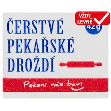 Čerstvé pekařské droždí 42g