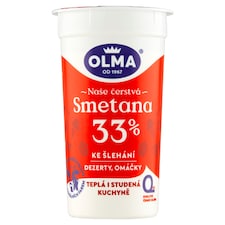 Olma Smetana ke šlehání 33 % 200g